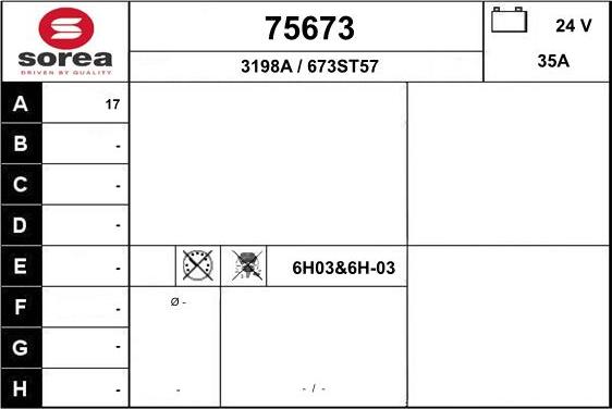 EAI 75673 - Alternator furqanavto.az