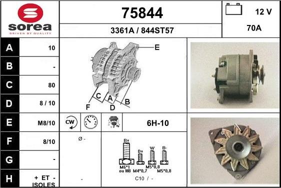 EAI 75844 - Alternator furqanavto.az