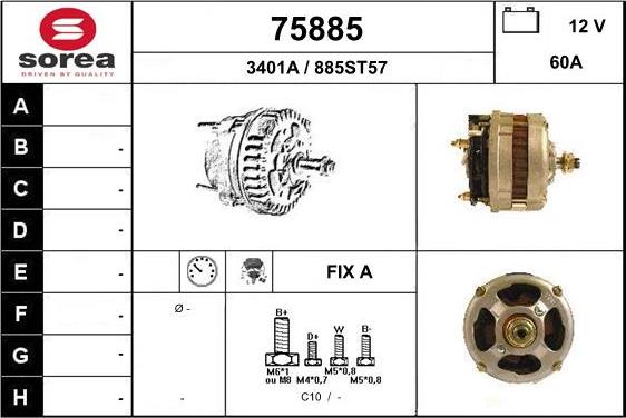 EAI 75885 - Alternator furqanavto.az