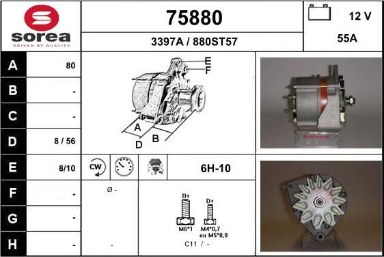 EAI 75880 - Alternator furqanavto.az