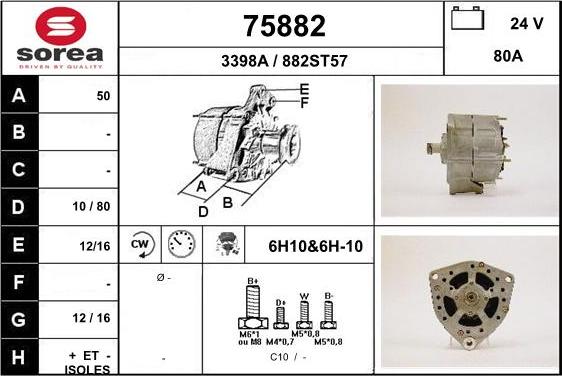 EAI 75882 - Alternator furqanavto.az