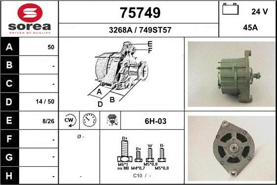 EAI 75749 - Alternator furqanavto.az