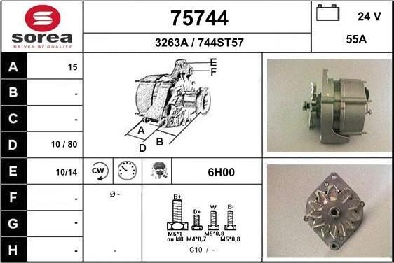 EAI 75744 - Alternator furqanavto.az