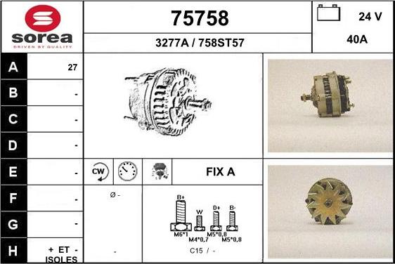 EAI 75758 - Alternator furqanavto.az