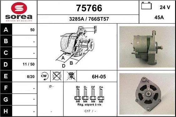 EAI 75766 - Alternator furqanavto.az