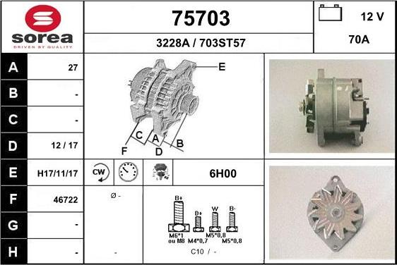 EAI 75703 - Alternator furqanavto.az