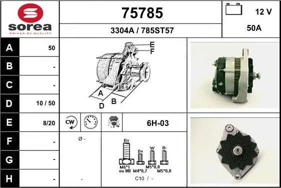 EAI 75785 - Alternator furqanavto.az