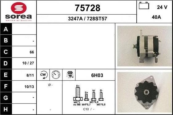 EAI 75728 - Alternator furqanavto.az