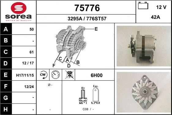 EAI 75776 - Alternator furqanavto.az