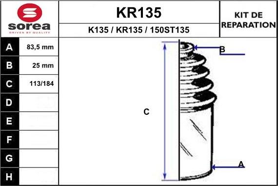 EAI KR135 - Körük, sürücü val furqanavto.az