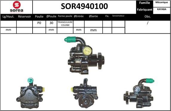 EAI SOR4940100 - Hidravlik nasos, sükan sistemi furqanavto.az