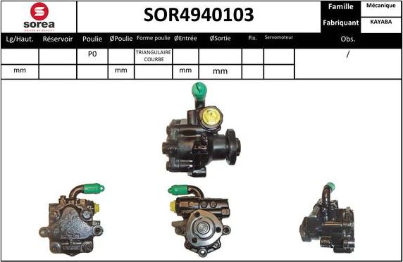 EAI SOR4940103 - Hidravlik nasos, sükan sistemi furqanavto.az