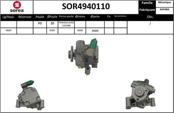EAI SOR4940110 - Hidravlik nasos, sükan sistemi furqanavto.az
