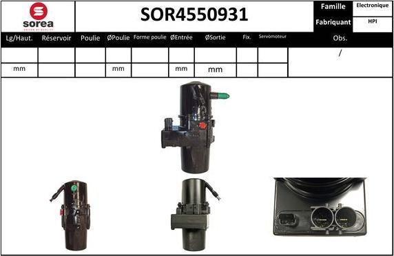 EAI SOR4550931 - Hidravlik nasos, sükan sistemi furqanavto.az