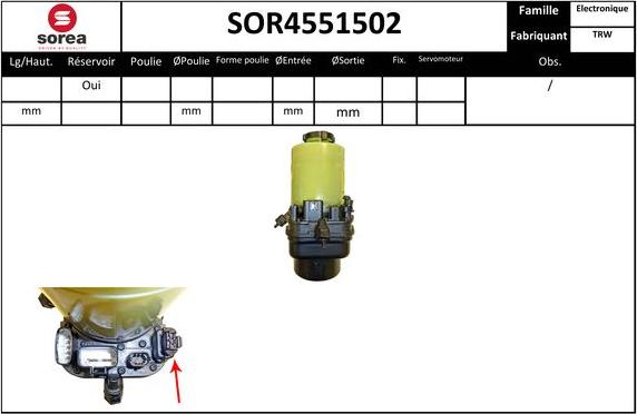 EAI SOR4551502 - Hidravlik nasos, sükan sistemi furqanavto.az