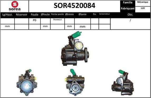 EAI SOR4520084 - Hidravlik nasos, sükan sistemi furqanavto.az