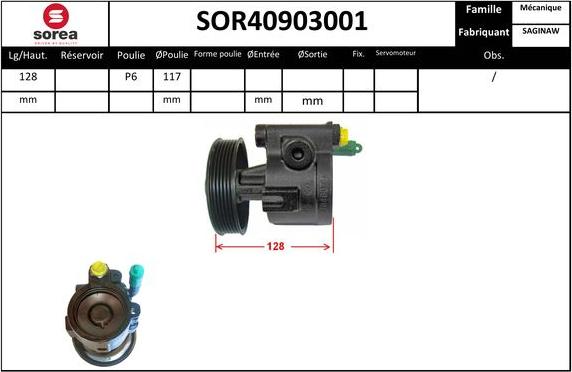 EAI SOR40903001 - Hidravlik nasos, sükan sistemi furqanavto.az