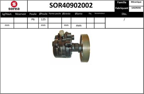 EAI SOR40902002 - Hidravlik nasos, sükan sistemi furqanavto.az