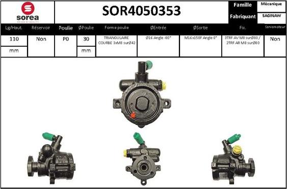 EAI SOR4050353 - Hidravlik nasos, sükan sistemi furqanavto.az