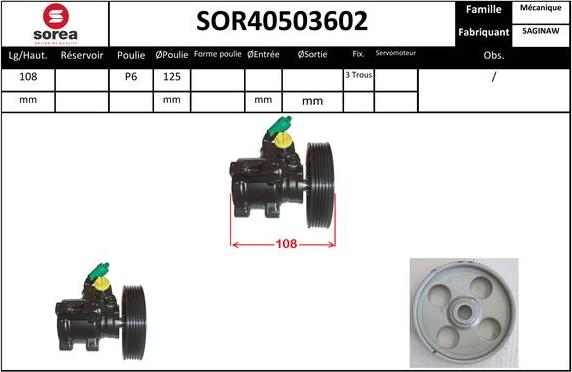 EAI SOR40503602 - Hidravlik nasos, sükan sistemi furqanavto.az