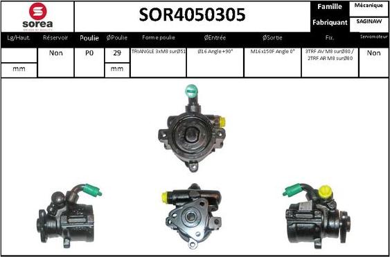 EAI SOR4050305 - Hidravlik nasos, sükan sistemi furqanavto.az