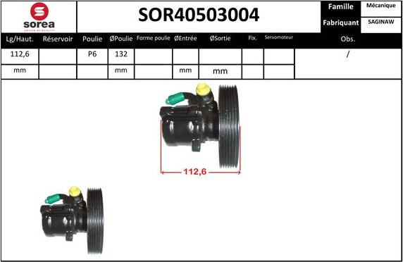EAI SOR40503004 - Hidravlik nasos, sükan sistemi furqanavto.az