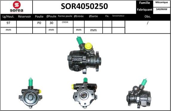 EAI SOR4050250 - Hidravlik nasos, sükan sistemi furqanavto.az