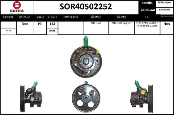 EAI SOR40502252 - Hidravlik nasos, sükan sistemi furqanavto.az