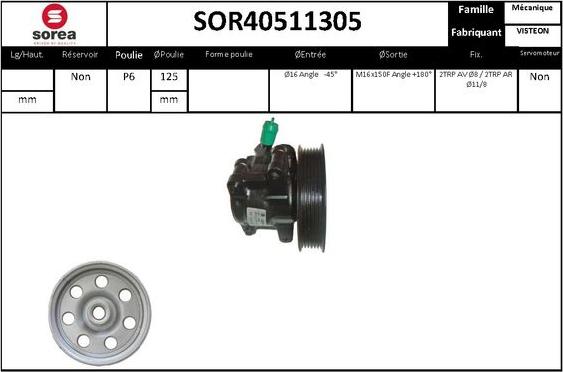 EAI SOR40511305 - Hidravlik nasos, sükan sistemi furqanavto.az