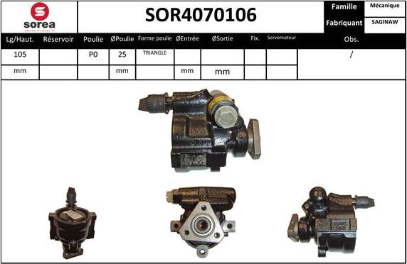 EAI SOR4070106 - Hidravlik nasos, sükan sistemi furqanavto.az