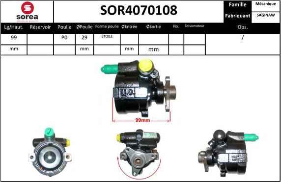 EAI SOR4070108 - Hidravlik nasos, sükan sistemi furqanavto.az