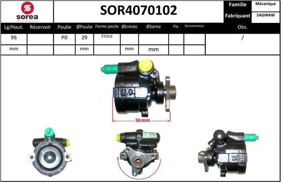 EAI SOR4070102 - Hidravlik nasos, sükan sistemi furqanavto.az