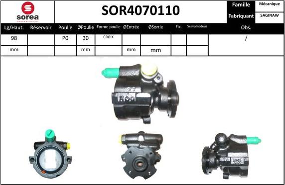 EAI SOR4070110 - Hidravlik nasos, sükan sistemi furqanavto.az