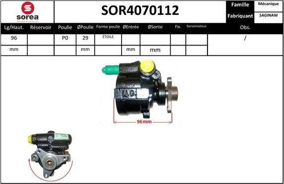 EAI SOR4070112 - Hidravlik nasos, sükan sistemi furqanavto.az