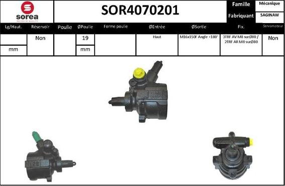 EAI SOR4070201 - Hidravlik nasos, sükan sistemi furqanavto.az