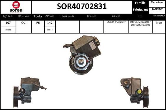 EAI SOR40702831 - Hidravlik nasos, sükan sistemi furqanavto.az