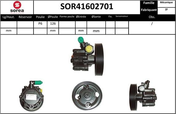 EAI SOR41602701 - Hidravlik nasos, sükan sistemi furqanavto.az