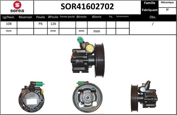 EAI SOR41602702 - Hidravlik nasos, sükan sistemi furqanavto.az