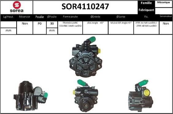 EAI SOR4110247 - Hidravlik nasos, sükan sistemi furqanavto.az