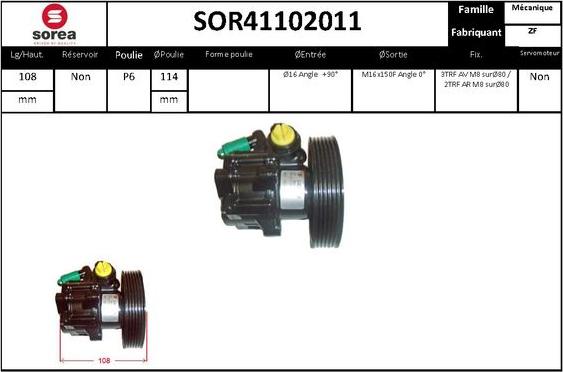 EAI SOR41102011 - Hidravlik nasos, sükan sistemi furqanavto.az