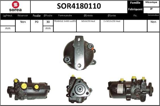 EAI SOR4180110 - Hidravlik nasos, sükan sistemi furqanavto.az