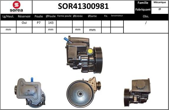 EAI SOR41300981 - Hidravlik nasos, sükan sistemi furqanavto.az
