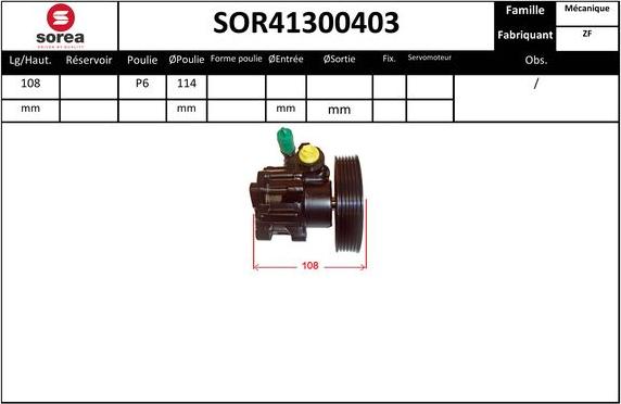 EAI SOR41300403 - Hidravlik nasos, sükan sistemi furqanavto.az