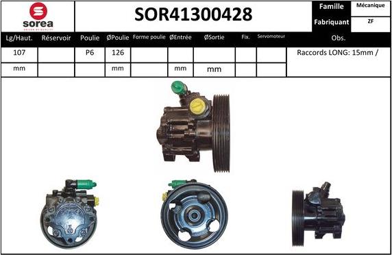 EAI SOR41300428 - Hidravlik nasos, sükan sistemi furqanavto.az