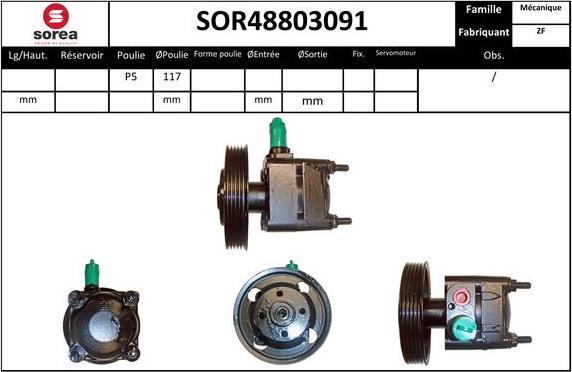 EAI SOR48803091 - Hidravlik nasos, sükan sistemi furqanavto.az