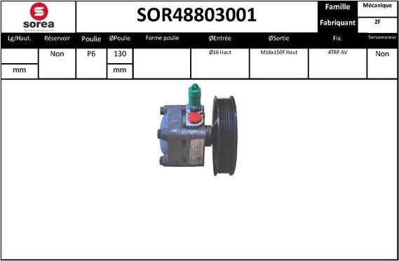 EAI SOR48803001 - Hidravlik nasos, sükan sistemi furqanavto.az