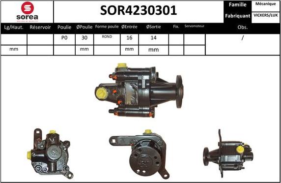 EAI SOR4230301 - Hidravlik nasos, sükan sistemi furqanavto.az