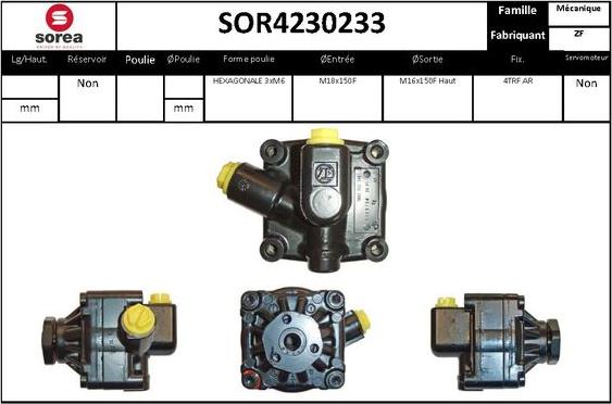 EAI SOR4230233 - Hidravlik nasos, sükan sistemi furqanavto.az