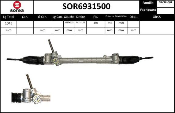 EAI SOR6931500 - Sükan qurğusu furqanavto.az