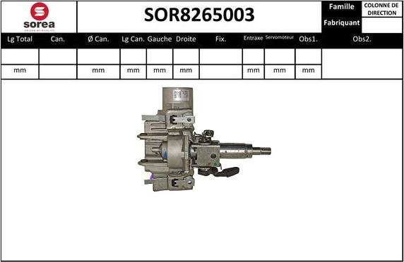 EAI SOR8265003 - Sükan sütunu furqanavto.az